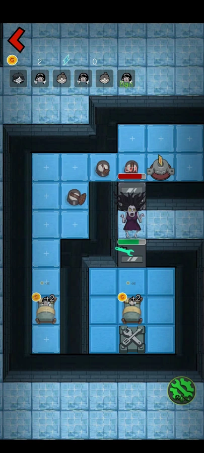 Haunted Dorm Dream Hunter attacking a defended room door